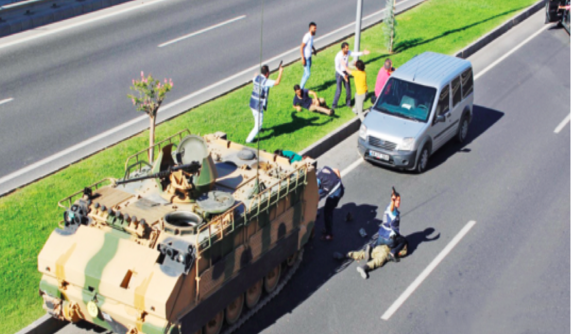 İHA'nın objektifinden ihanet gecesi